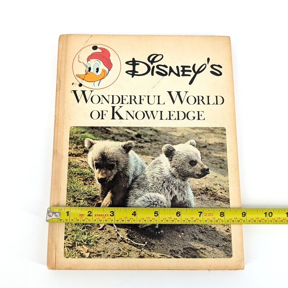 Disney Wonderful World of Knowledge Vol 1 Vintage 1971 Nature Animals Book - Picture 10 of 11